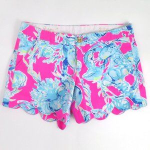 Lilly Pulitzer Buttercup Short in 'Lobsters in Love' Print Size 2